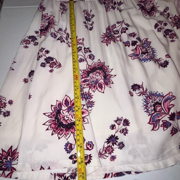 Old Navy Floral Mini Dress in White and Purple - Picture 6 of 12